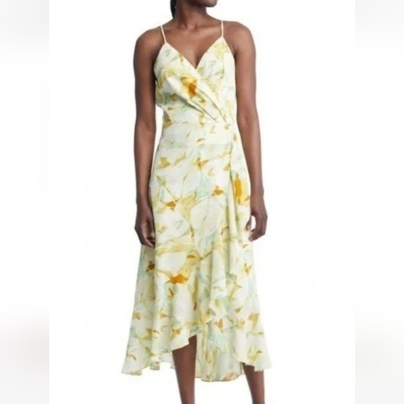 pleated cold shoulder midi dress Off-Shoulder Ruffle Pleated Midi Dress
